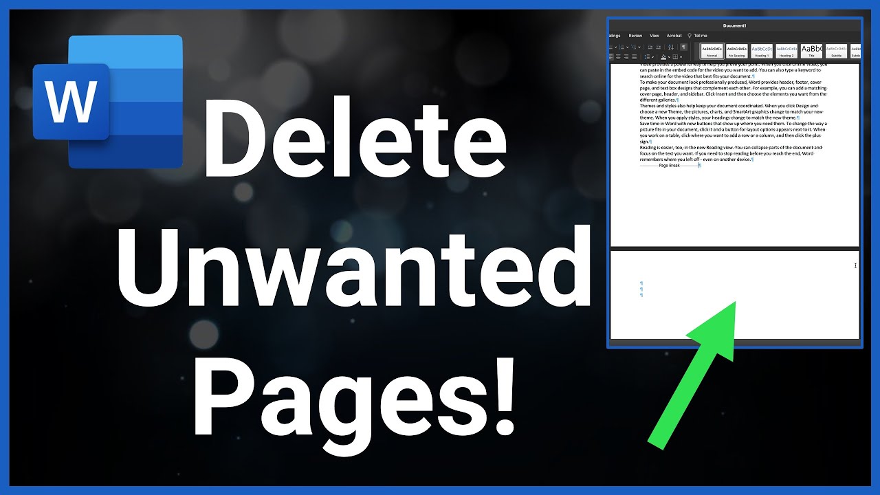 Word Mastery: Deleting Pages Made Simple